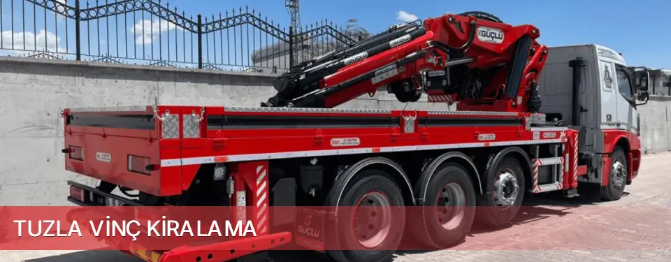 Tuzla İlçemi Vinç Kiralama